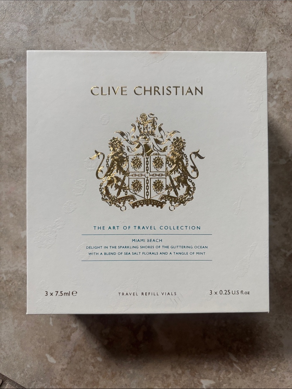 Clive Christian The Art of Travel Collection - Miami Beach (White & Gold)